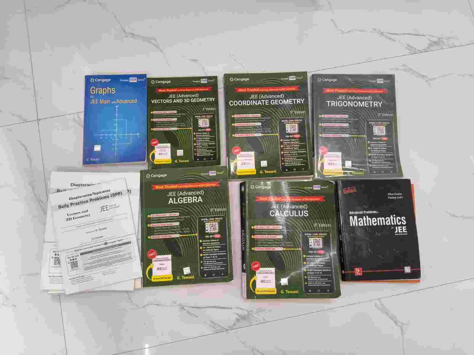 Cengage Maths JEE G Tewani Complete Set